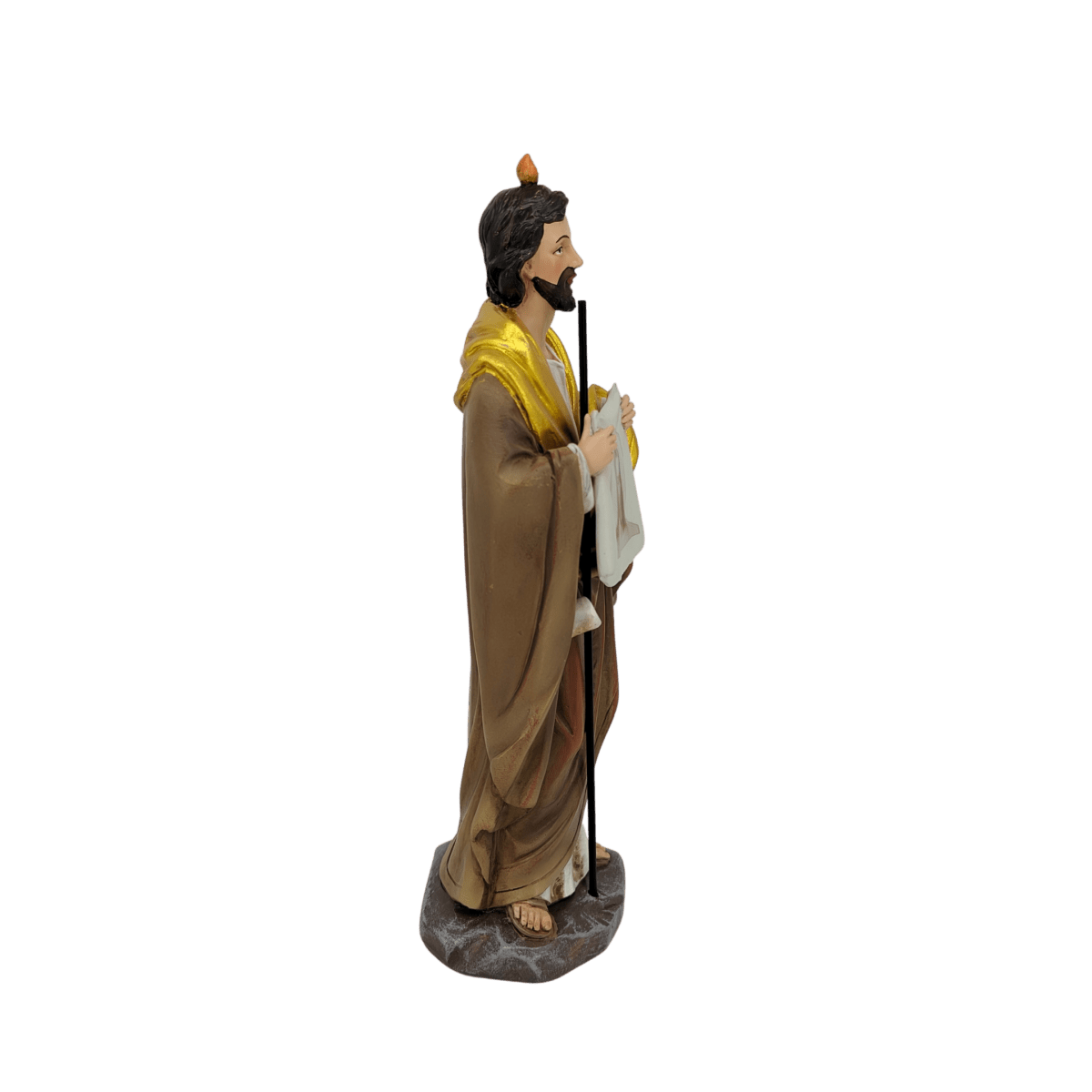 St. Jude Thaddeus — Compassionate Hand-Painted Resin Statue (Medium, 21cm) - JMJ Catholic Productsvariant