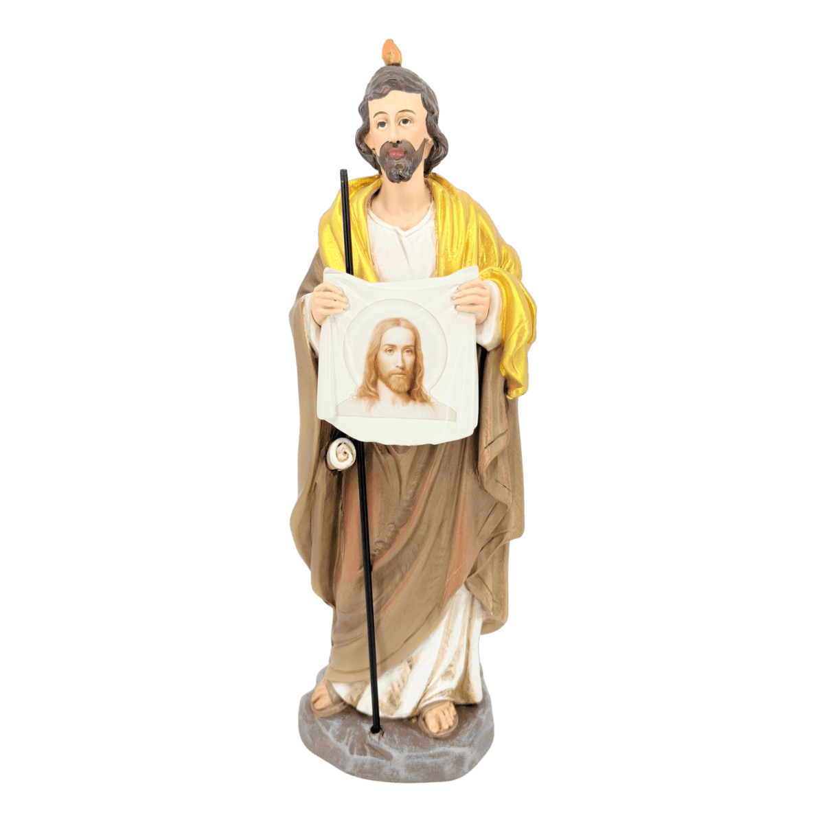 St. Jude Thaddeus — Compassionate Hand-Painted Resin Statue (Medium, 21cm)
