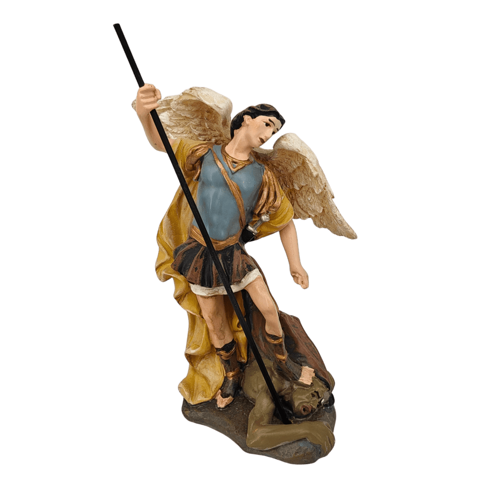 St. Michael the Archangel — Protective Hand-Painted Resin Statue (Small, 12cm) - JMJ Catholic Productsvariant