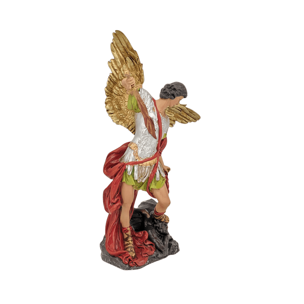 St. Michael the Archangel — Triumphant Hand-Painted Resin Statue (Large, 30cm) - JMJ Catholic Productsvariant
