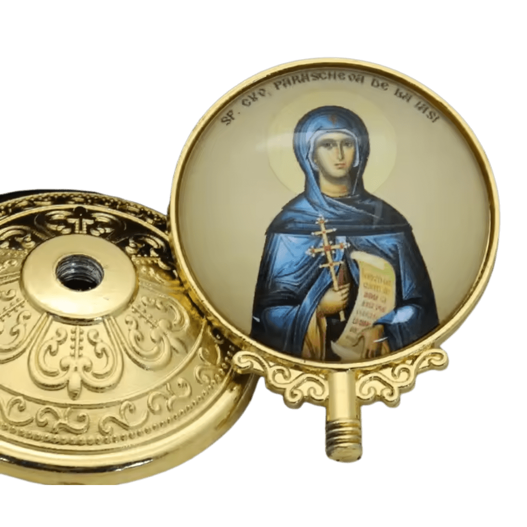 St. Paraskeva Orthodox Icon Tabletop Display – 2 Colours Available