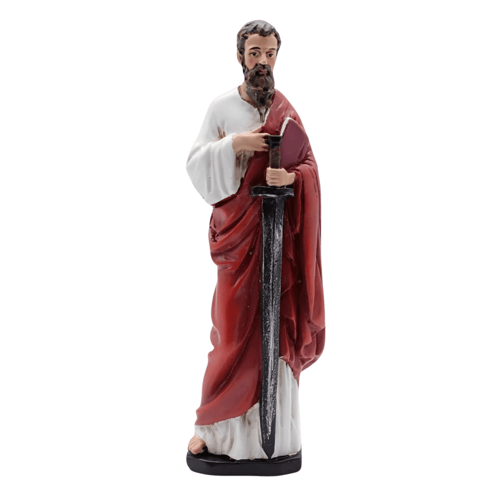 St. Paul — Steadfast Hand-Painted Resin Statue (Small, 10cm) - JMJ Catholic Productsvariant