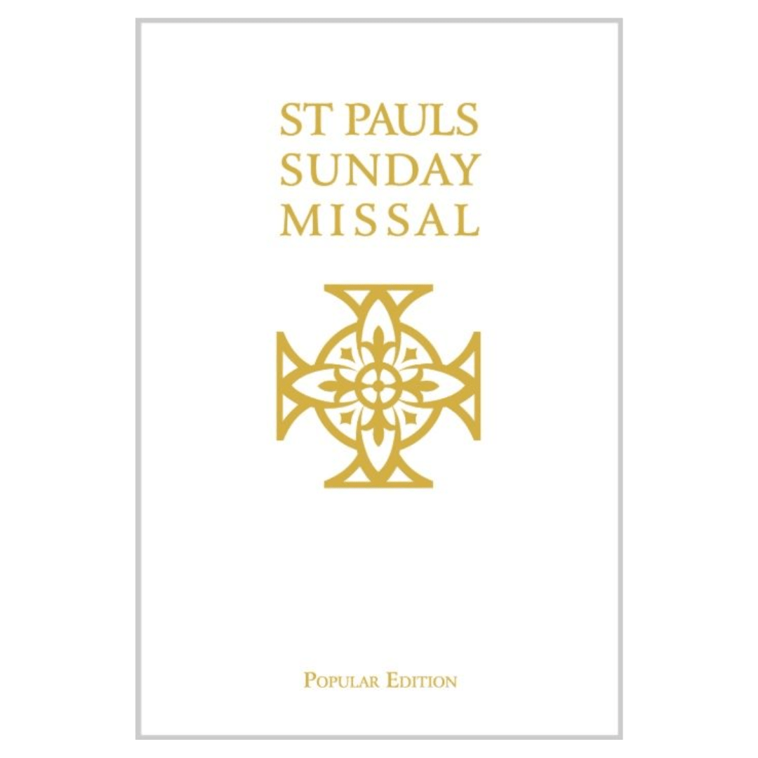 St. Paul's Sunday Missal — Timeless White Hardcover Popular Edition - JMJ Catholic Productsvariant