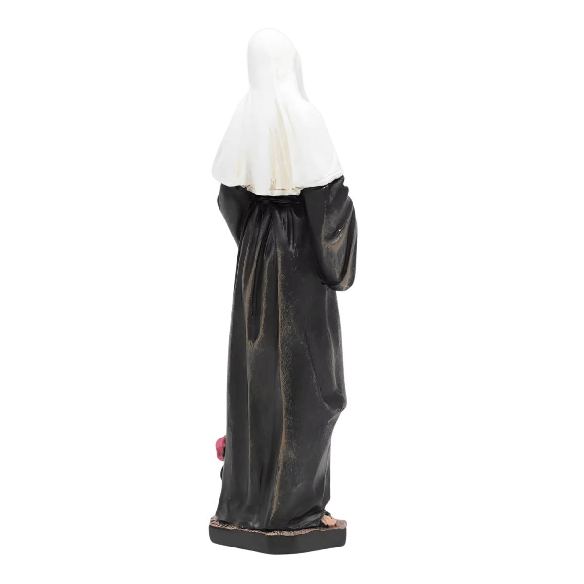 St. Rita of Cascia — Devoted Hand-Painted Resin Statue (Small, 13cm) - JMJ Catholic Productsvariant