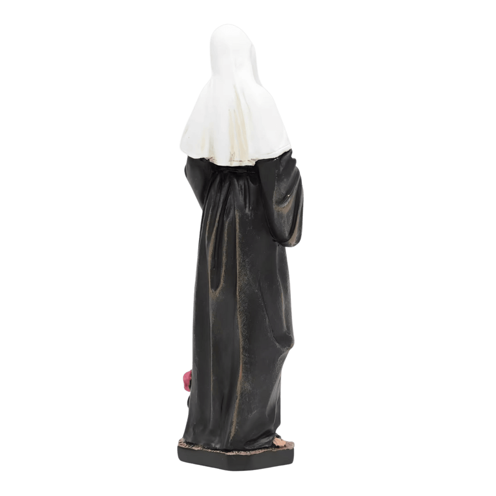 St. Rita of Cascia — Devoted Hand-Painted Resin Statue (Small, 13cm) - JMJ Catholic Productsvariant