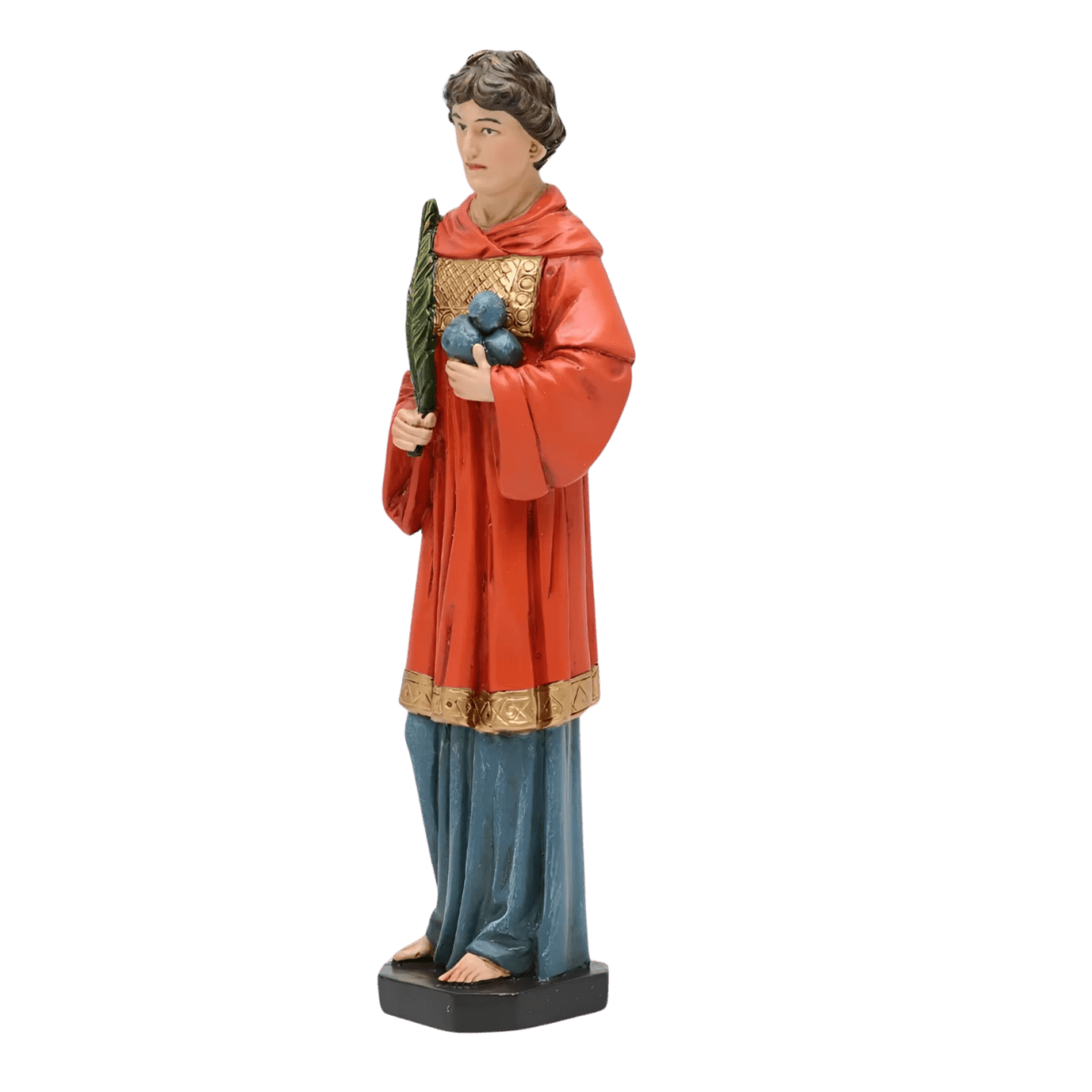 St. Stephen — Reverent Hand-Painted Resin Statue (Medium, 15cm) - JMJ Catholic Productsvariant