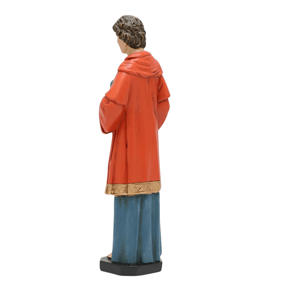 St. Stephen — Reverent Hand-Painted Resin Statue (Medium, 15cm) - JMJ Catholic Productsvariant