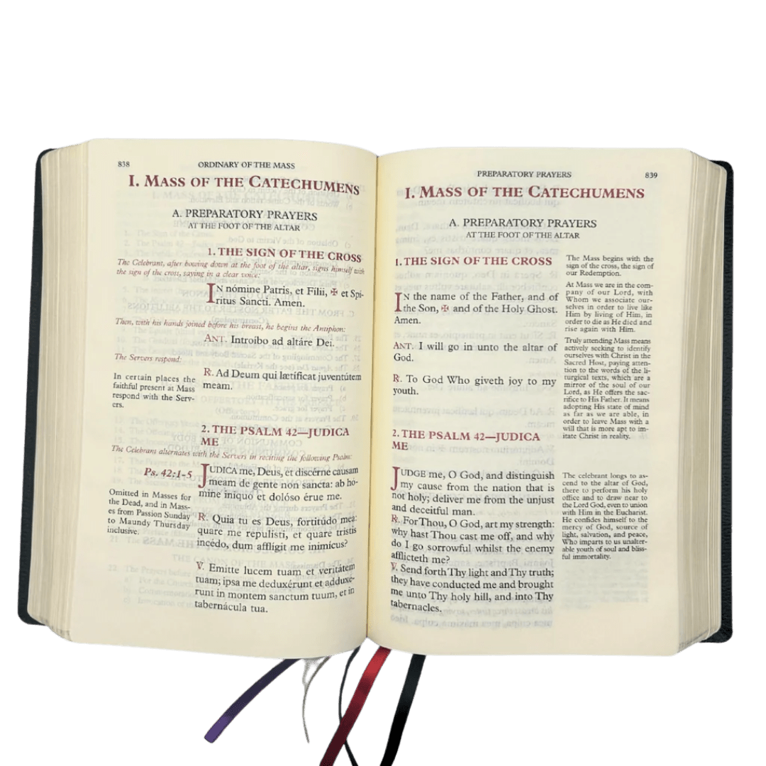 The 1962 Roman Catholic Daily Missal — Large Print Traditional Edition - JMJ Catholic Productsvariant