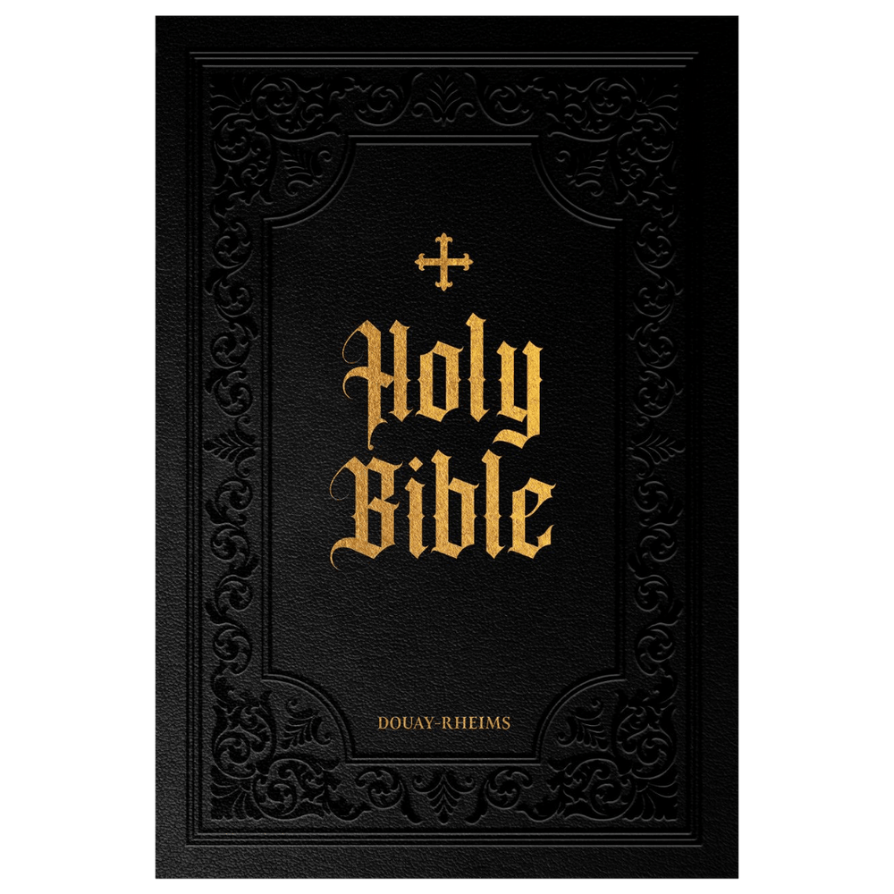 The Douay-Rheims Holy Bible — Large Print Deluxe Leatherette Edition - JMJ Catholic Productsvariant
