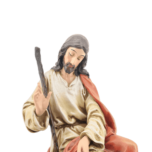 The Good Shepherd — Gentle Hand-Painted Resin Statue (Medium, 20cm) - image 3
