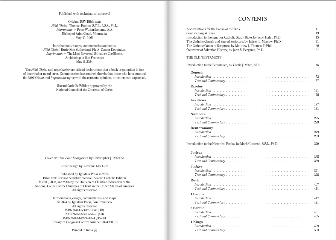 The Ignatius Catholic Study Bible — Complete Old & New Testament, Leather-Bound - JMJ Catholic Products#variant