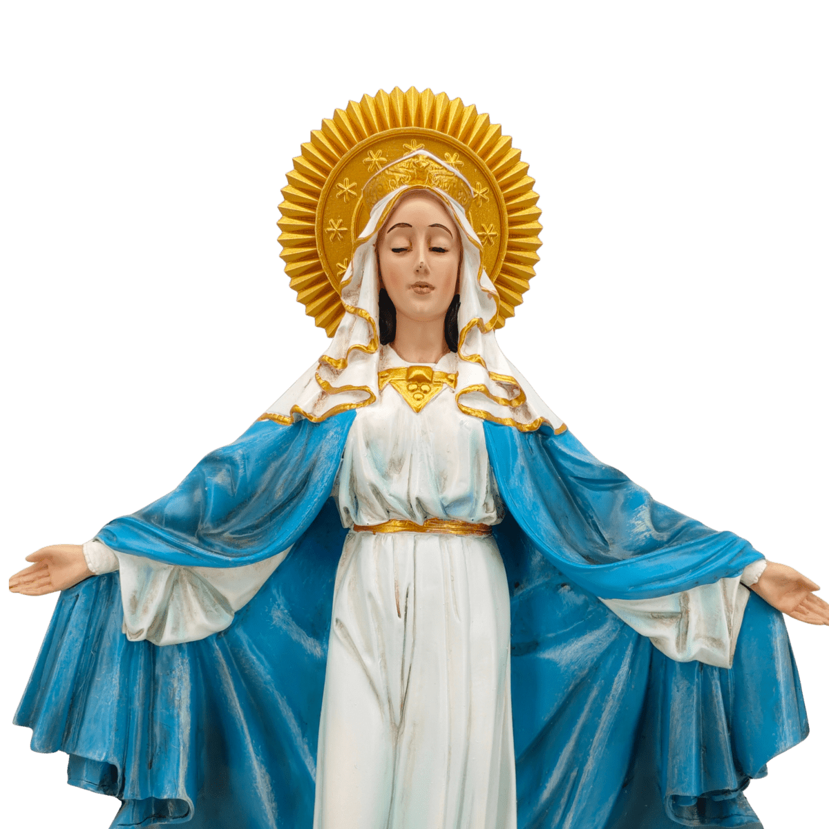 The Immaculate Virgin Mary — Pure Hand-Painted Resin Statue (Large, 30cm) - JMJ Catholic Productsvariant