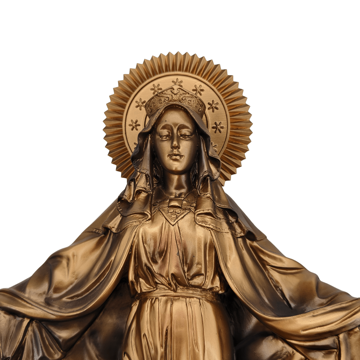 The Immaculate Virgin Mary — Serene Hand-Painted Resin Statue (Large, 30cm)
