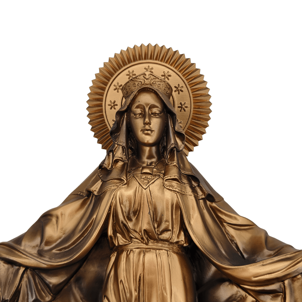 The Immaculate Virgin Mary — Serene Hand-Painted Resin Statue (Large, 30cm) - JMJ Catholic Productsvariant