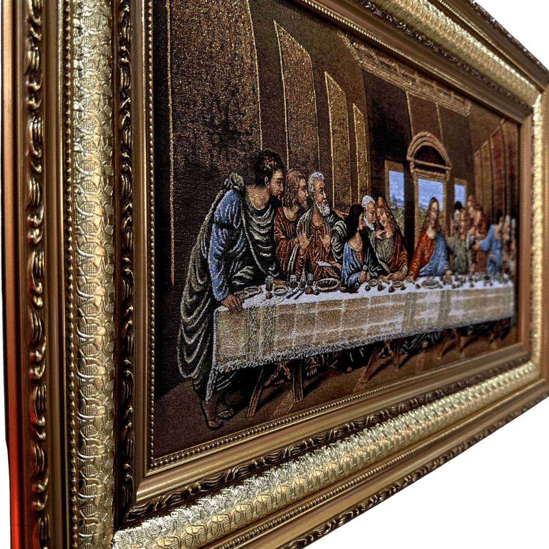 The Last Supper — Framed Devotional Tapestry Wall Hanging - JMJ Catholic Productsvariant