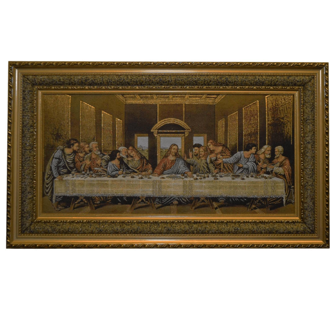 The Last Supper — Framed Devotional Tapestry Wall Hanging