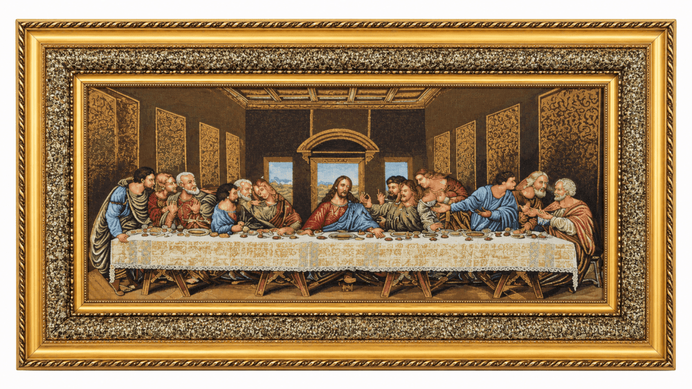 The Last Supper — Large Format Framed Tapestry (60 × 100cm) - JMJ Catholic Products#variant