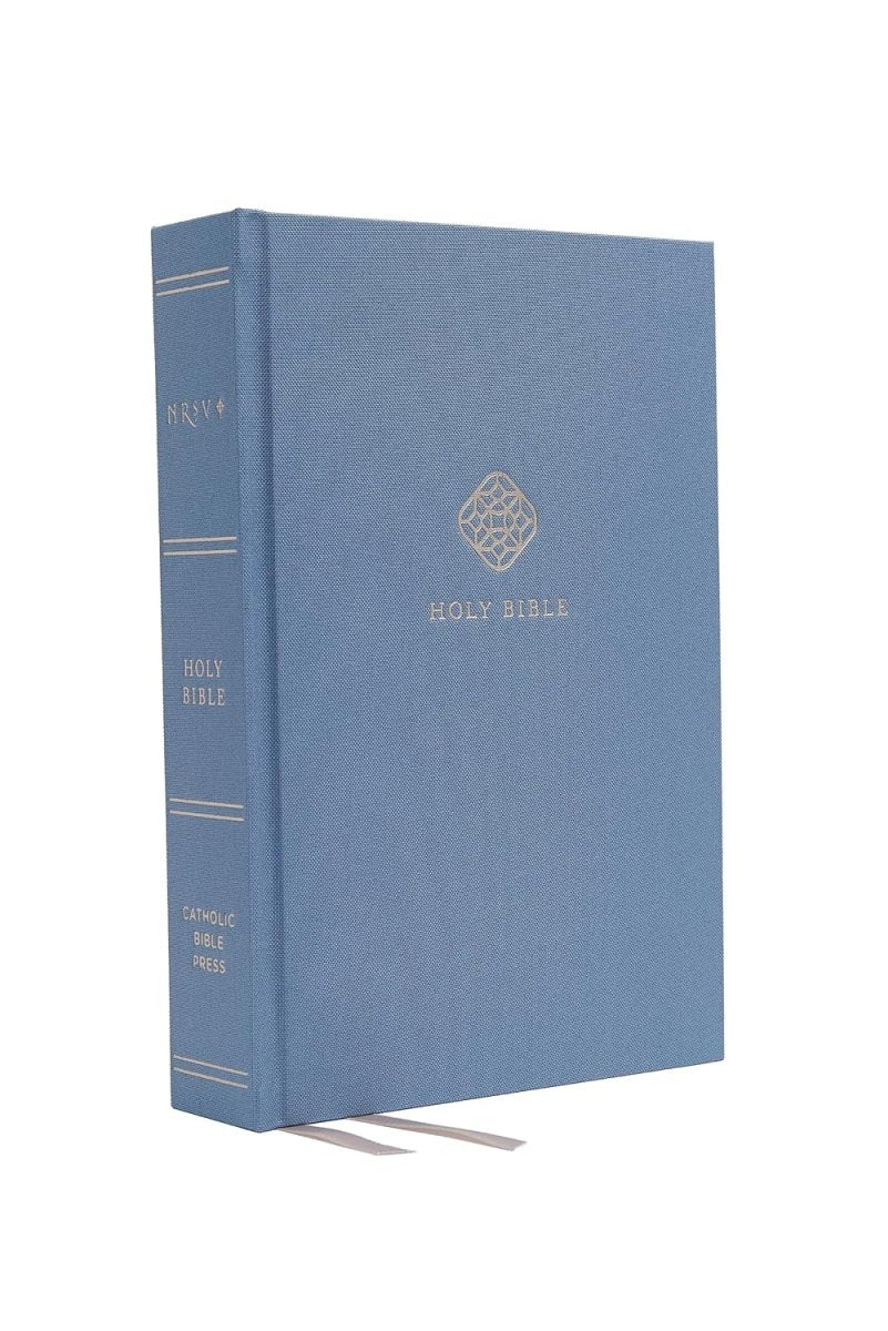 The NRSV Catholic Bible — Journal Edition, Cloth-Over-Board (Blue), Comfort Print - JMJ Catholic Productsvariant