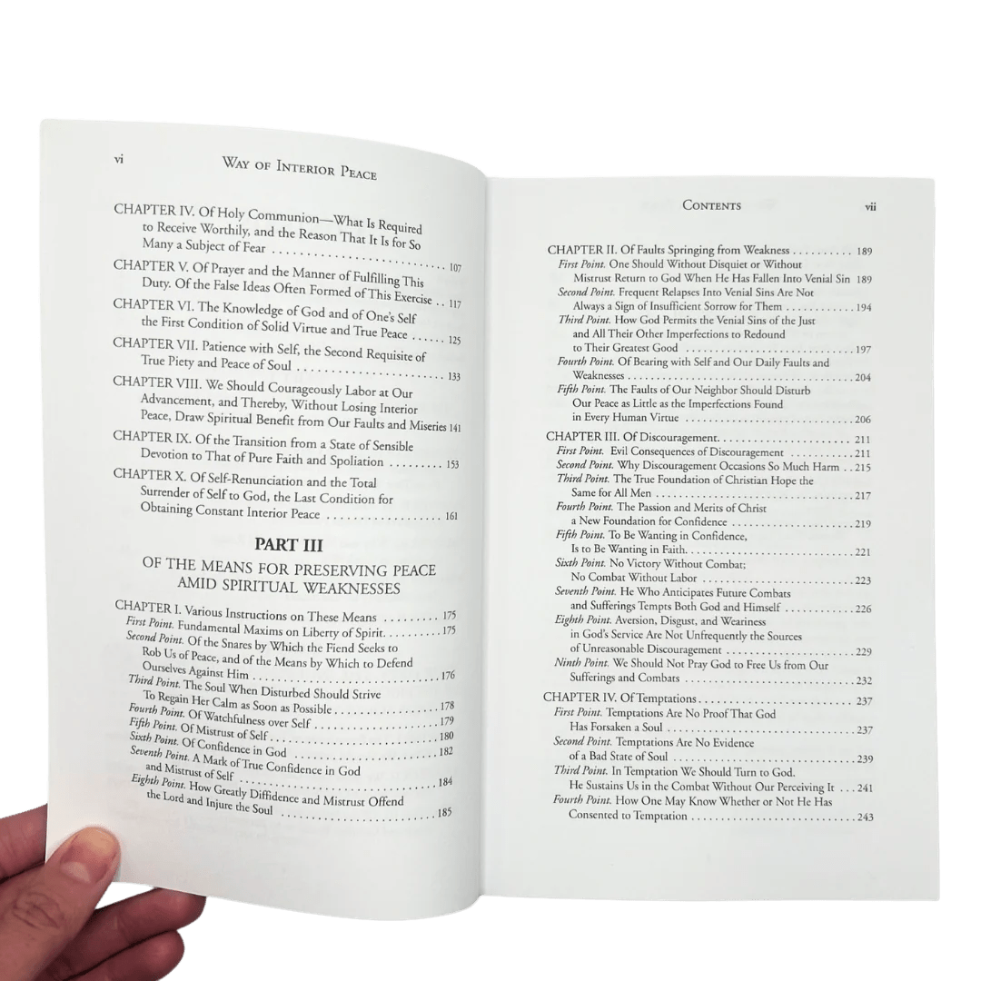 The Way of Interior Peace – A Guide to Spiritual Growth and Tranquillity - JMJ Catholic Productsvariant