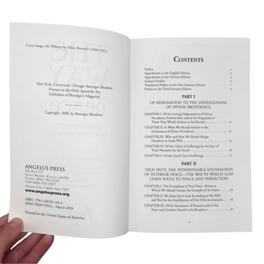 The Way of Interior Peace – A Guide to Spiritual Growth and Tranquillity - JMJ Catholic Productsvariant