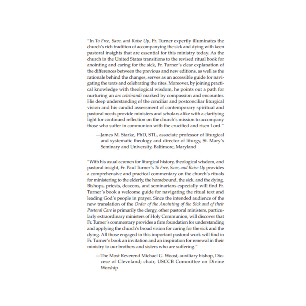 To Free, Save, and Raise Up - JMJ Catholic Productsvariant
