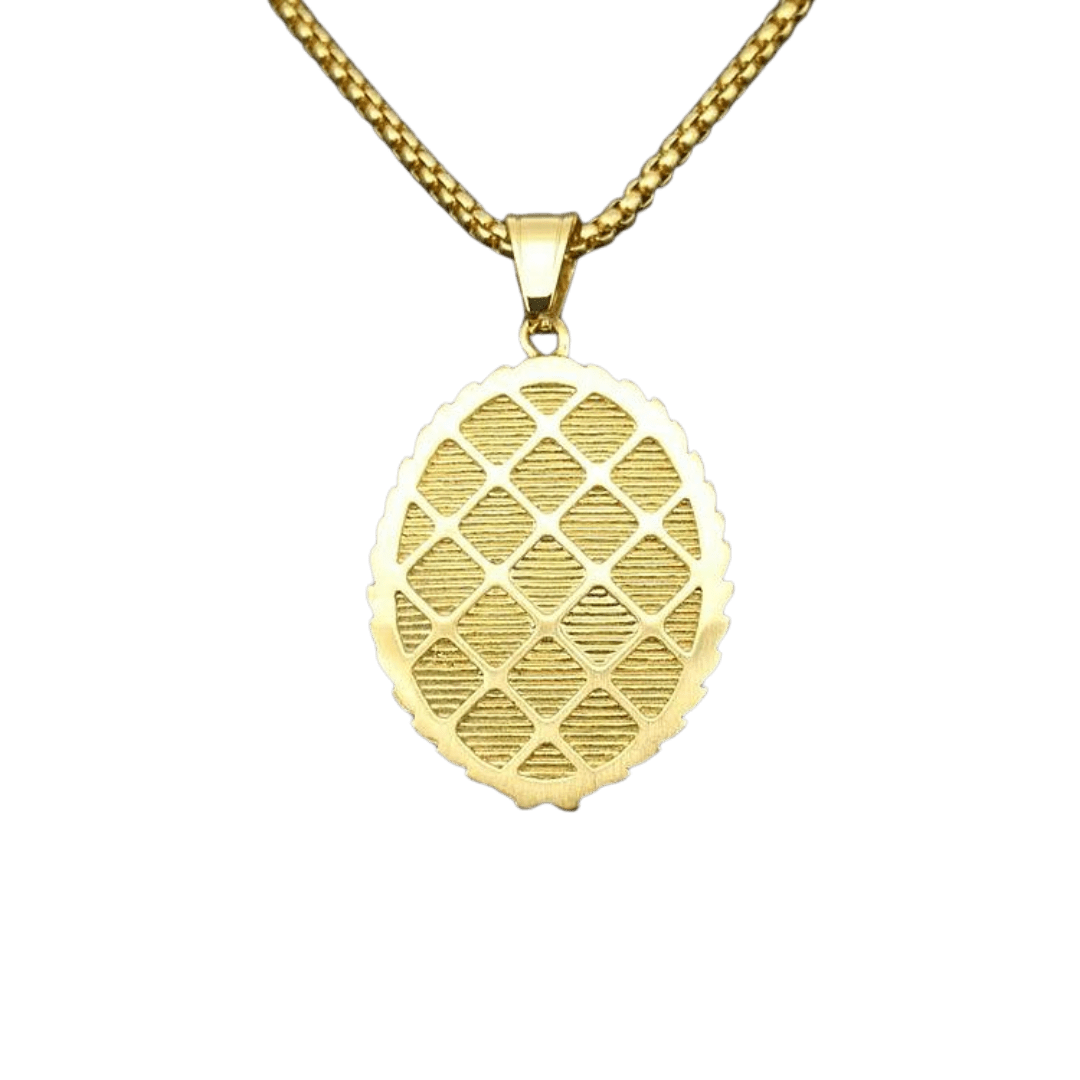 Virgin Mary Medal Necklace — Gold Plated Stainless Steel - JMJ Catholic Productsvariant