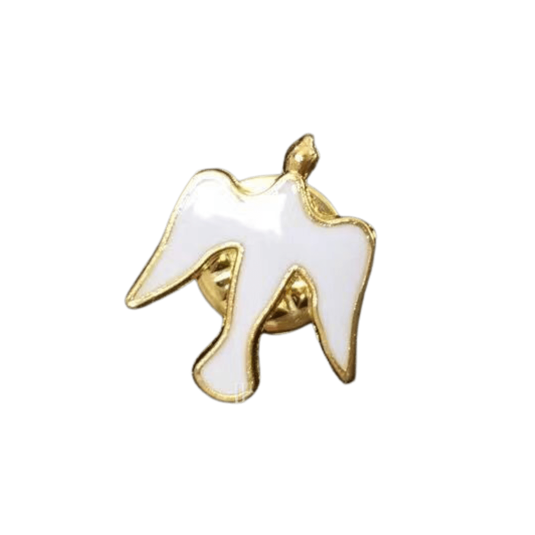White Dove Brooch – Symbol of Peace