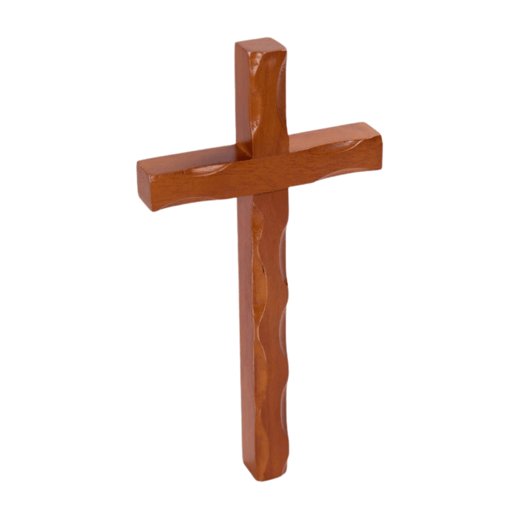 Wooden Wall Crucifix — Brown, Large - JMJ Catholic Productsvariant