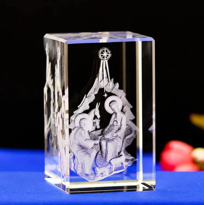 Catholic Gift Ornaments 3D Crystal