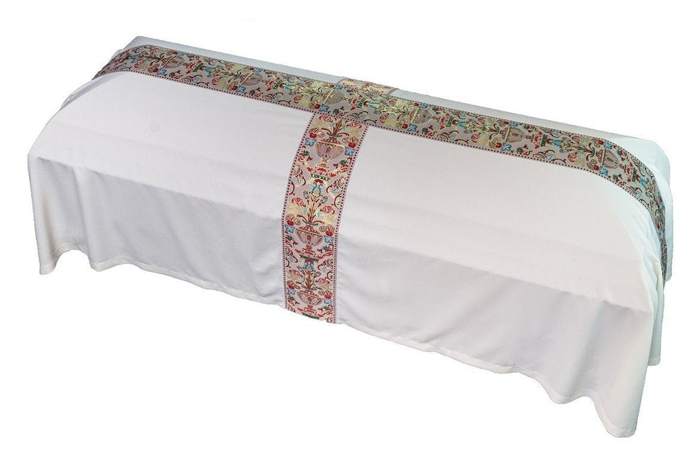 (1.8m x 3.6m) - Coronation Tapestry Funeral Pall - JMJ Catholic Products#variant
