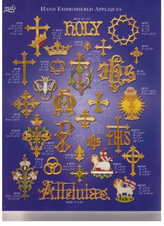 2008 Hand Embroidered Roman Chasuble Set - Lamb of God - JMJ Catholic Products#variant