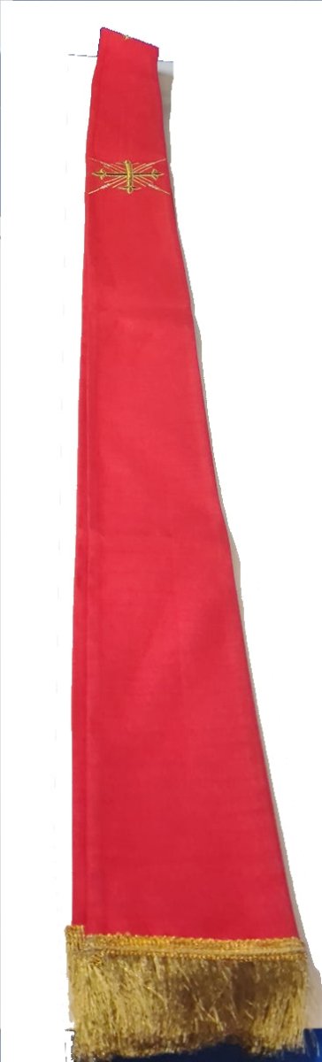Art Silk Cross and Rays Stole #17660 (available in deacon and priest style) - JMJ Catholic Products#variant