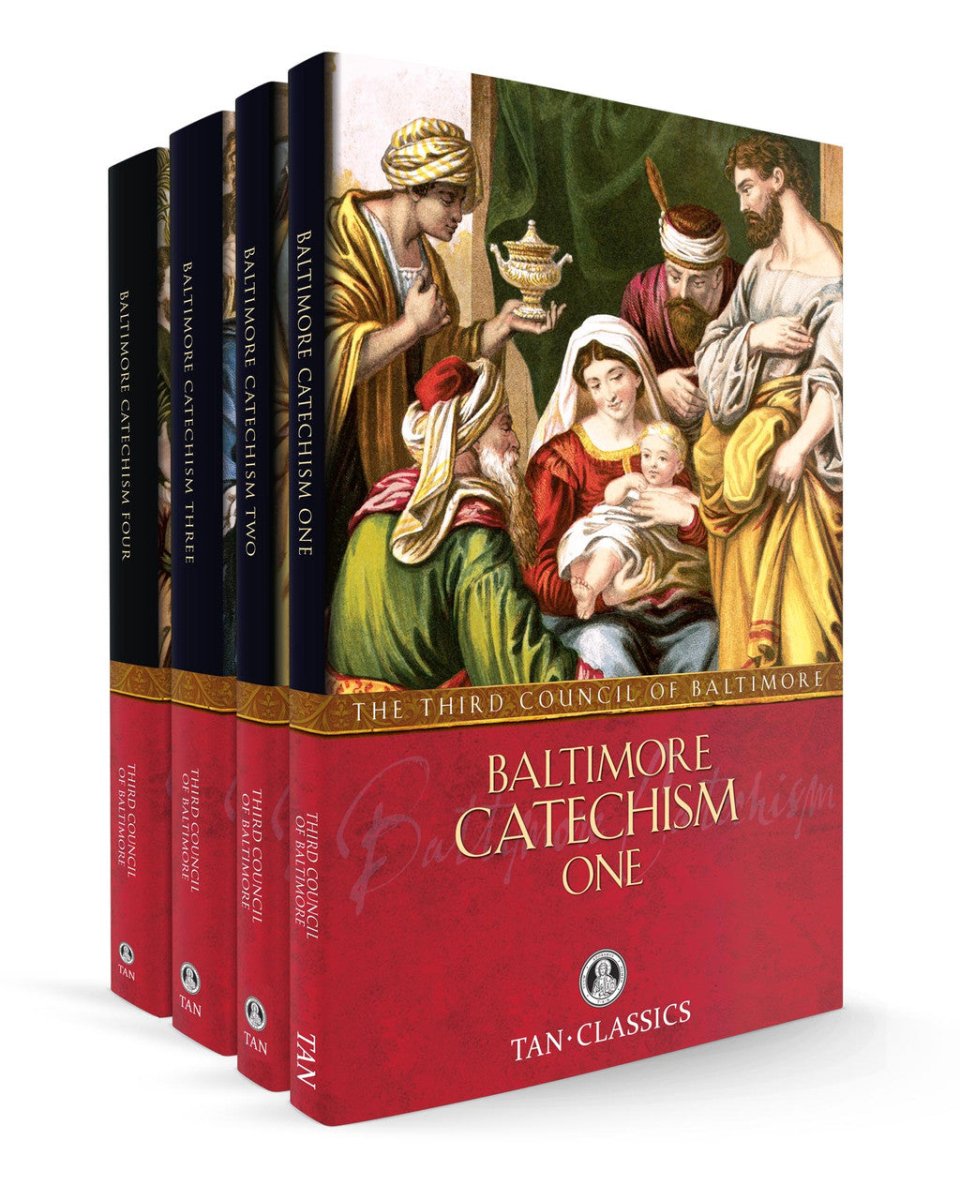 Baltimore Catechism Set (4 books) - JMJ Catholic Products#variant