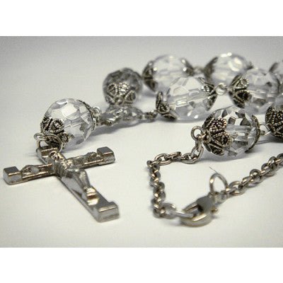Car Rosary, comes in black, clear and blue (price includes shipping) - JMJ Catholic Products#variant