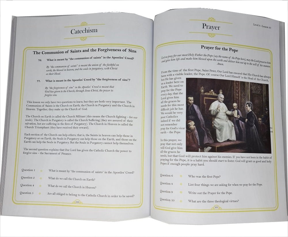 Catholic Faith Teaching manual, Level 3 - Intermediary Level (age 11, Grade 4) By Father Taouk - JMJ Catholic Products#variant