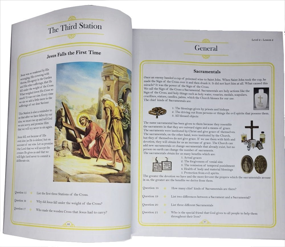 Catholic Faith Teaching manual, Level 3 - Intermediary Level (age 11, Grade 4) By Father Taouk - JMJ Catholic Products#variant