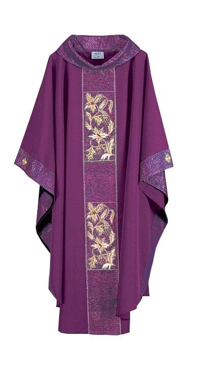 Classic Hand Embroidered Chasuble - JMJ Catholic Productsvariant