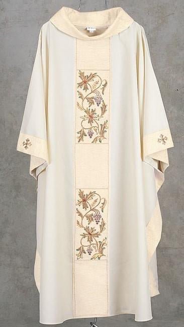 Classic Hand Embroidered Chasuble - JMJ Catholic Productsvariant