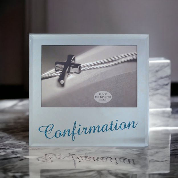 Confirmation Boy Photo frame - JMJ Catholic Products#variant