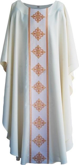 Cross Design Chasuble — 11th-Century Replica - JMJ Catholic Productsvariant
