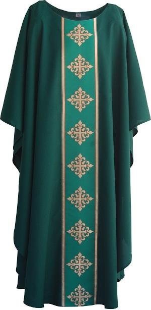 Cross Design Chasuble — 11th-Century Replica - JMJ Catholic Productsvariant