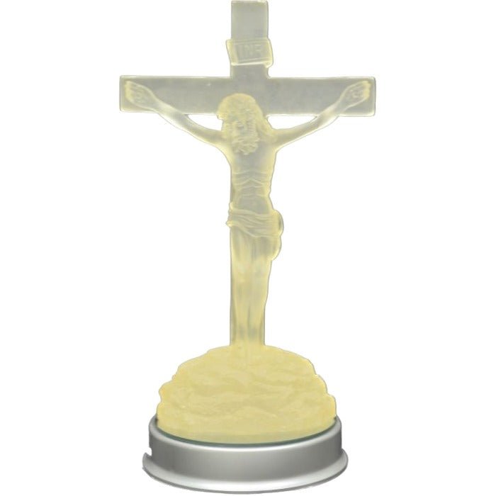 Crucifix and light stand 2 - 23cm - JMJ Catholic Products#variant