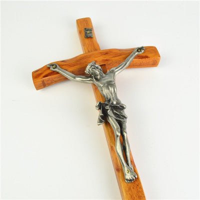 Crucifix Light Brown- JL17( 30cm) - JMJ Catholic Products#variant