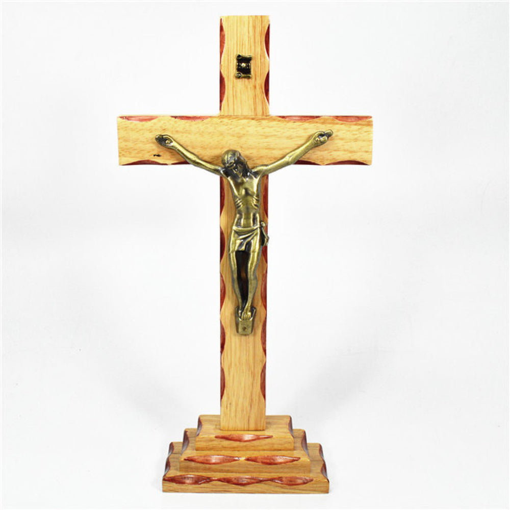 Crucifixes On The Stand - JL14 (34cm h) - JMJ Catholic Products#variant