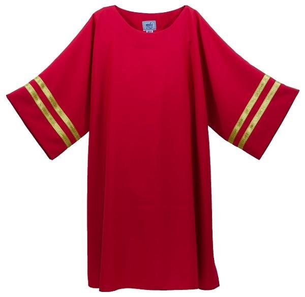 Dalmatic — Gold Galloon Trim - JMJ Catholic Productsvariant
