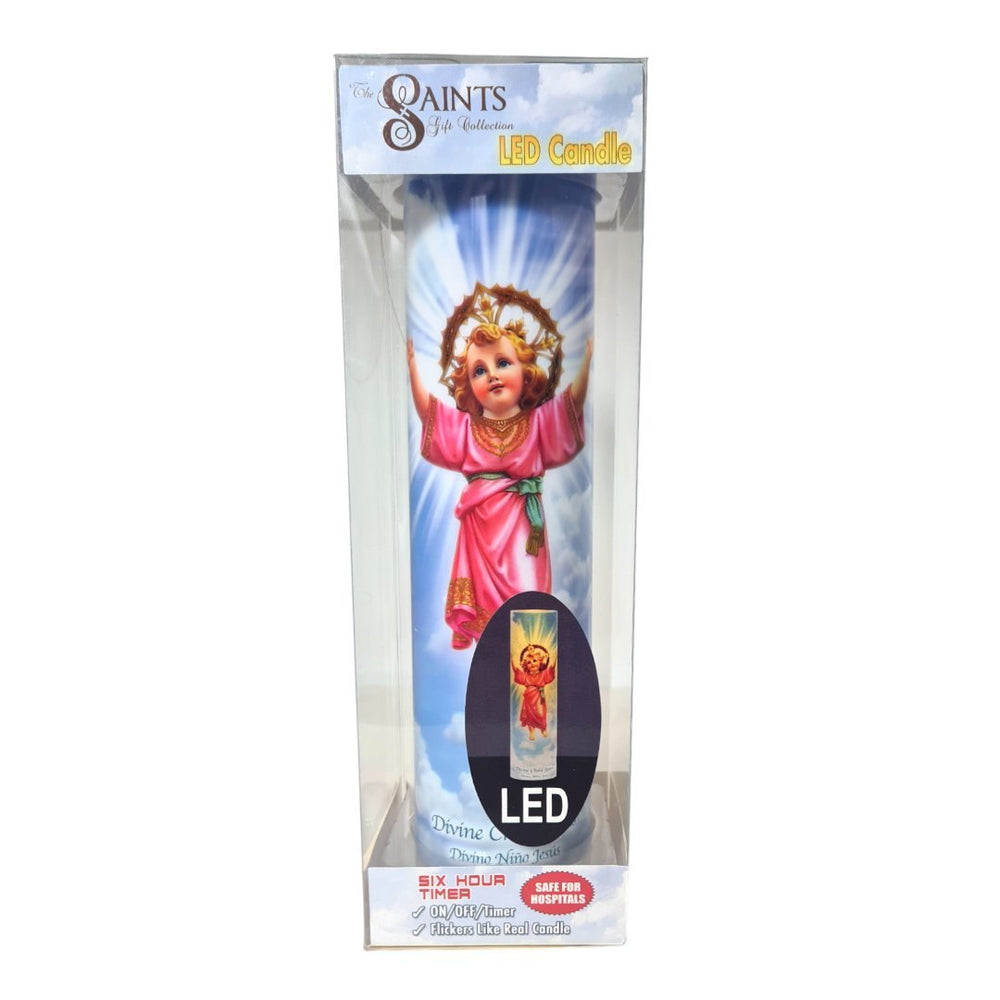 Divine Child Jesus LED Prayer Candle - JMJ Catholic Productsvariant