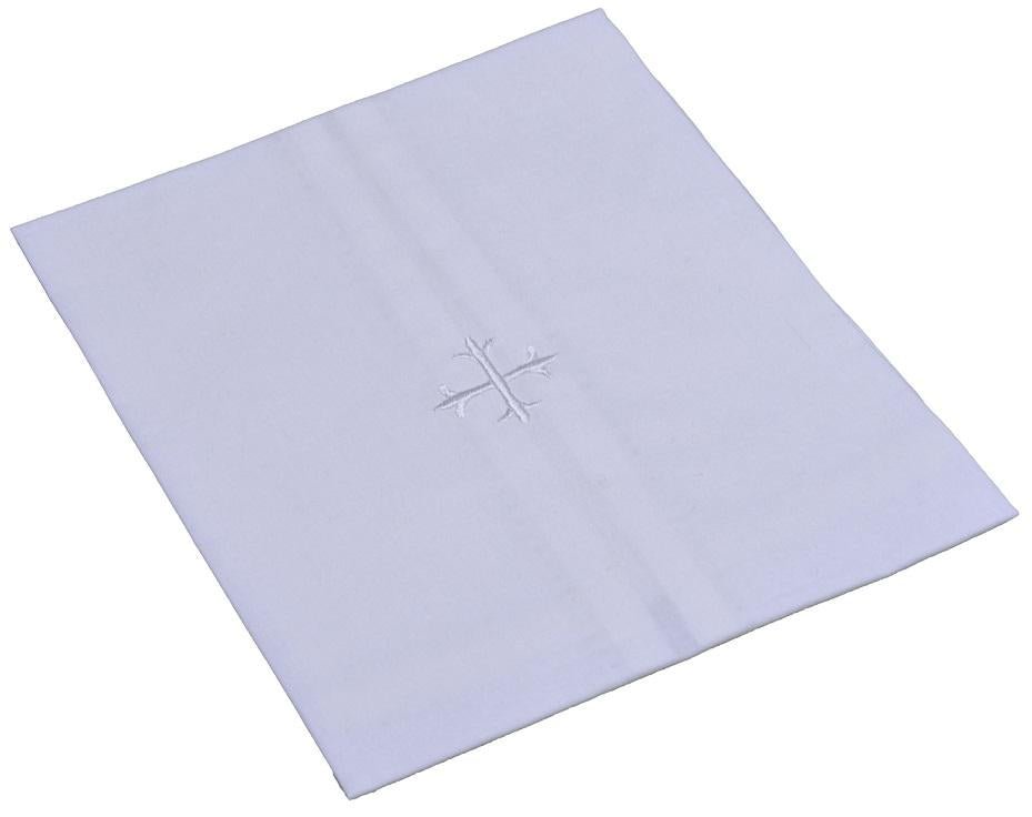 Embroidered White Cross, (3 per pack) - JMJ Catholic Products#variant