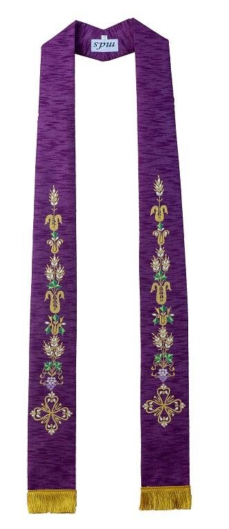 Florescence - Art Silk Stole # 18610 - JMJ Catholic Products#variant