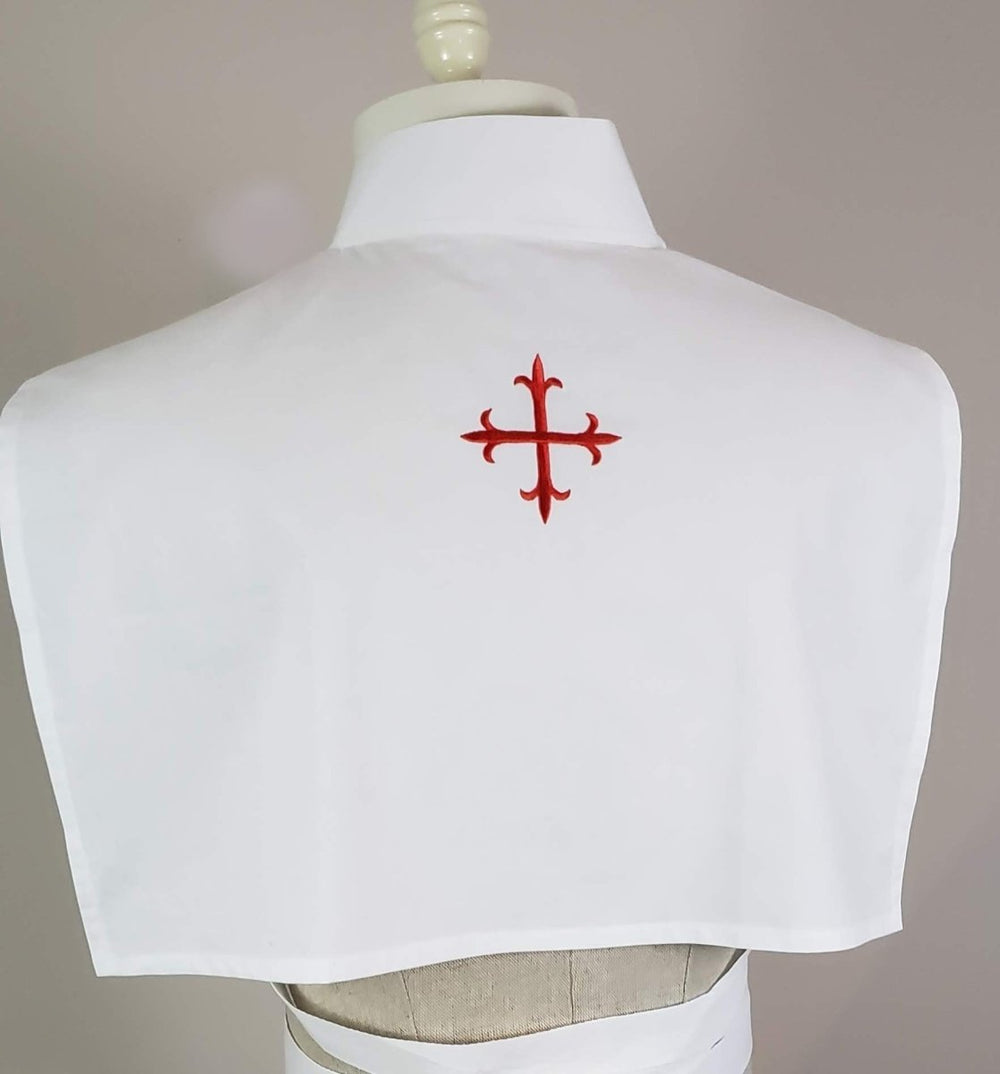 Front wrap Amice with ties (free delivery) - JMJ Catholic Products#variant
