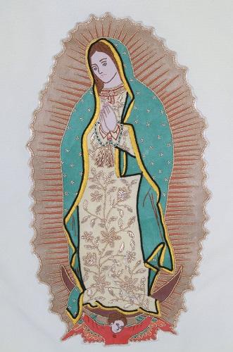 Guadalupe Hand Embroidered Chasuble - JMJ Catholic Products#variant
